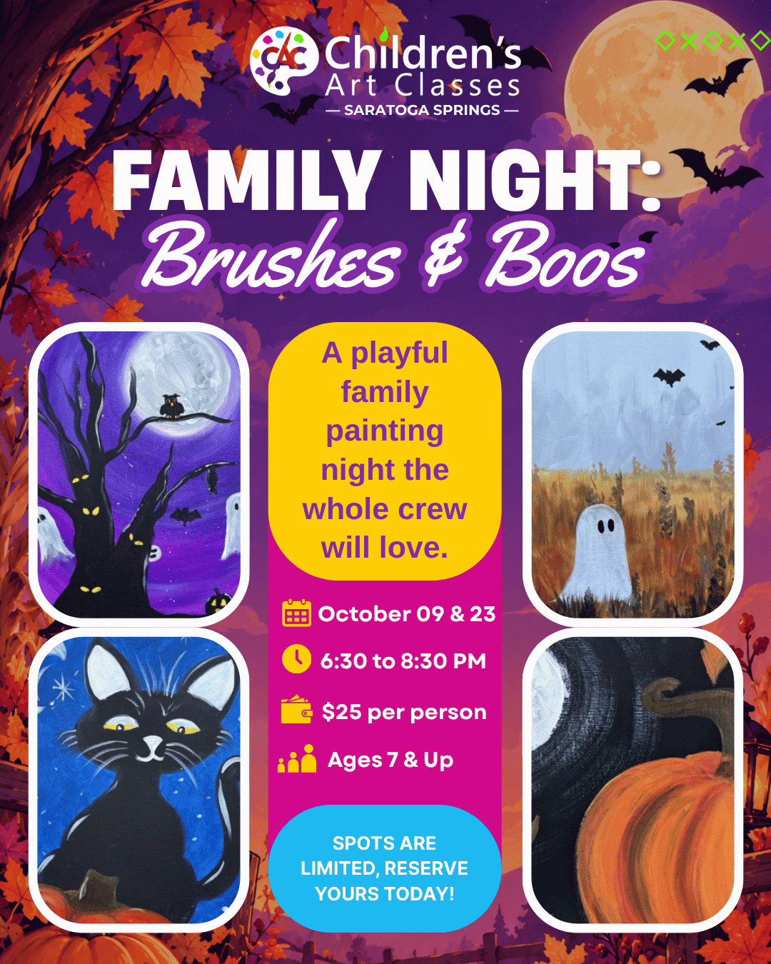 October Family Night Painting